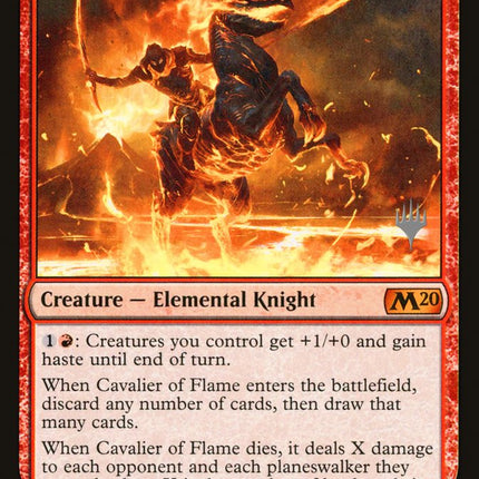 Cavalier of Flame (Promo Pack) [Core Set 2020 Promos]