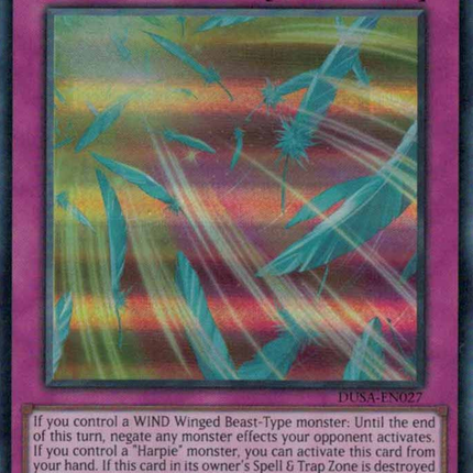 Harpie's Feather Storm [DUSA-EN027] Ultra Rare