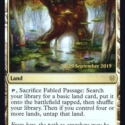 Fabled Passage [Throne of Eldraine Prerelease Promos]