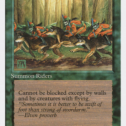 Elven Riders [Fourth Edition]