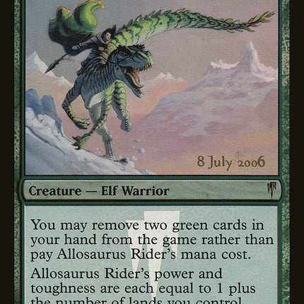 Allosaurus Rider [Coldsnap Promos]