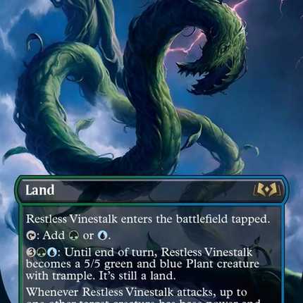 Restless Vinestalk (Borderless) [Wilds of Eldraine]