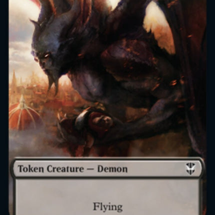 Demon // Copy Double-Sided Token [Streets of New Capenna Commander Tokens]