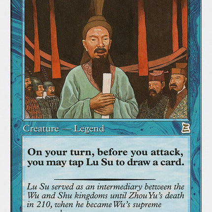 Lu Su, Wu Advisor [Portal Three Kingdoms]