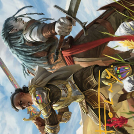 Join Forces Art Card (Gold-Stamped Signature) [Dominaria United Art Series]