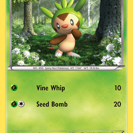 Chespin (3/39) [XY: Kalos Starter Set]