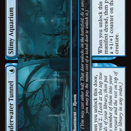 Underwater Tunnel // Slimy Aquarium [Duskmourn: House of Horror]