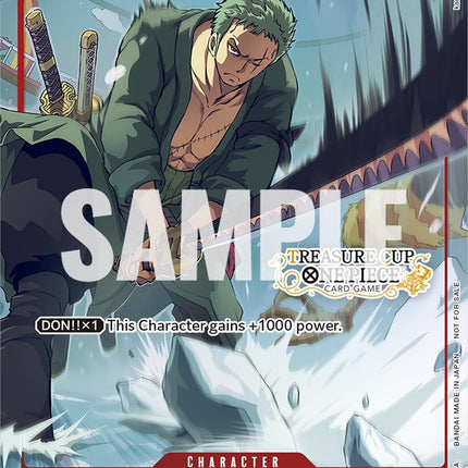 Roronoa Zoro (Treasure Cup) [One Piece Promotion Cards]