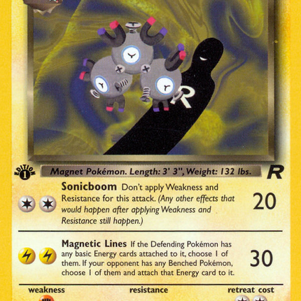 Dark Magneton (28/82) [Team Rocket 1st Edition]