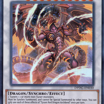 Tyrant Red Dragon Archfiend [DPDG-EN030] Ultra Rare