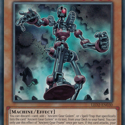 Ancient Gear Frame [LED2-EN030] Rare