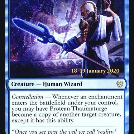 Protean Thaumaturge [Theros Beyond Death Prerelease Promos]