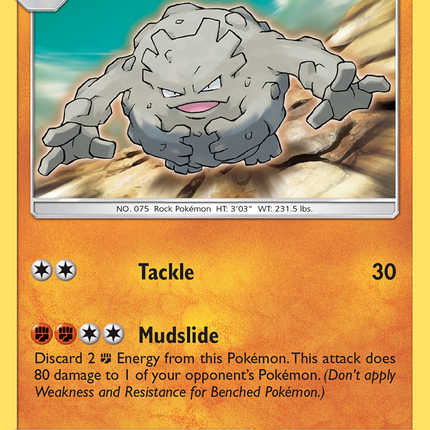 Graveler (34/68) [Sun & Moon: Hidden Fates]