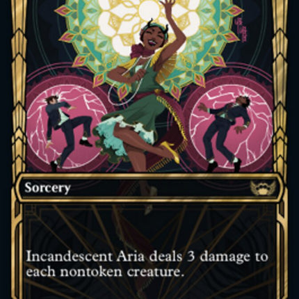 Incandescent Aria (Showcase Golden Age Gilded Foil) [Streets of New Capenna]