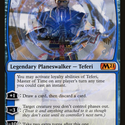 Teferi, Master of Time (Promo Pack) (275) [Core Set 2021 Promos]