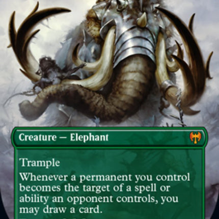 Battle Mammoth (Borderless Alternate Art) [Kaldheim]