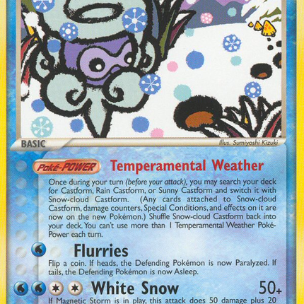 Snow-cloud Castform (25/101) [EX: Hidden Legends]