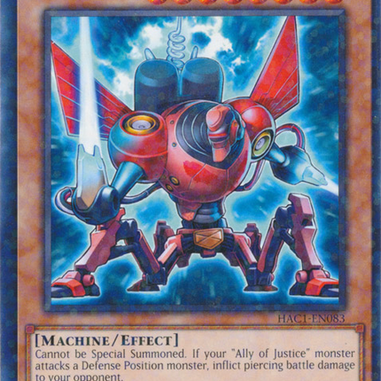 Ally of Justice Thunder Armor (Duel Terminal) [HAC1-EN083] Common
