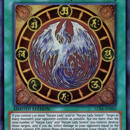 Harpie Lady Phoenix Formation [LC04-EN002] Ultra Rare