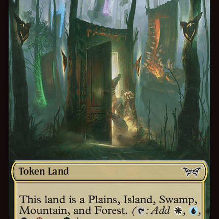 Everywhere // Copy Double-Sided Token [Duskmourn: House of Horror Tokens]