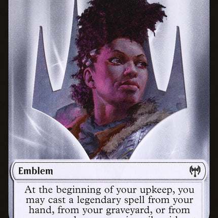 Treasure // Kaya, the Inexorable Emblem Double-Sided Token [Kaldheim Tokens]