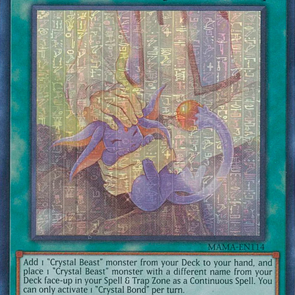 Crystal Bond [MAMA-EN114] Ultra Pharaoh's Rare