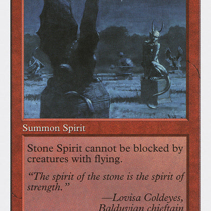 Stone Spirit [Fifth Edition]