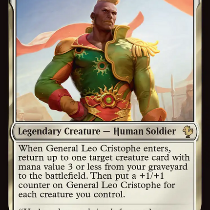 General Leo Cristophe [FINAL FANTASY Commander]