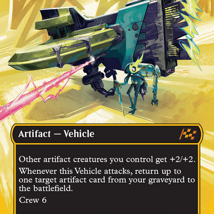 Salvation Engine (Borderless) (First-Place Foil) [Aetherdrift]