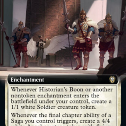 Historian's Boon (Extended Art) [Dominaria United Commander]