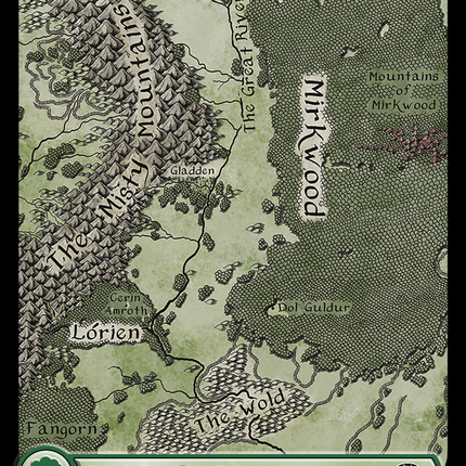 Forest (0722) (Surge Foil) [The Lord of the Rings: Tales of Middle-Earth]