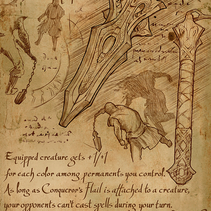 Conqueror's Flail (Rainbow Foil) [Secret Lair Drop Series]
