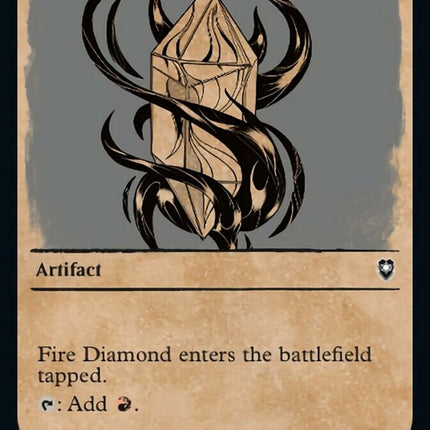 Fire Diamond (Showcase) [Commander Legends: Battle for Baldur's Gate]