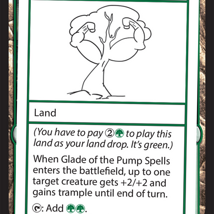 Glade of the Pump Spells [Mystery Booster 2 Playtest Cards]