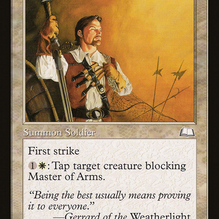 Master of Arms [The List]