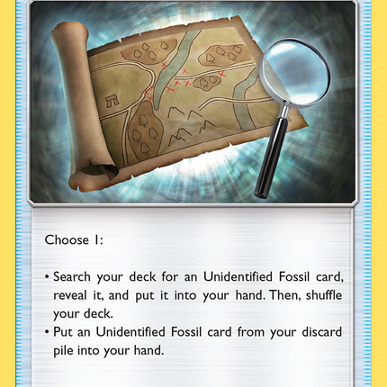 Fossil Excavation Map (107/131) [Sun & Moon: Forbidden Light]