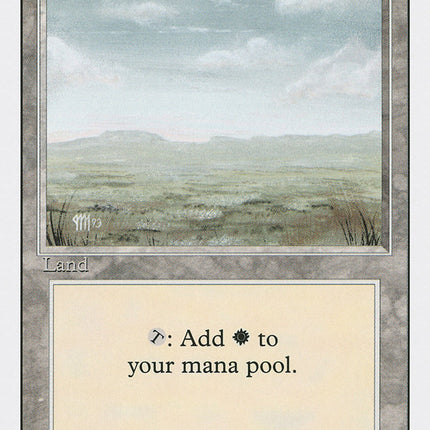 Plains (Signature on Left) [Revised Edition]