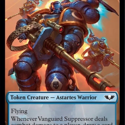 Soldier (004) // Vanguard Suppressor Double-Sided Token (Surge Foil) [Warhammer 40,000 Tokens]