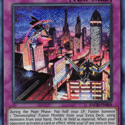 Dinomorphia Domain [BACH-EN068] Secret Rare