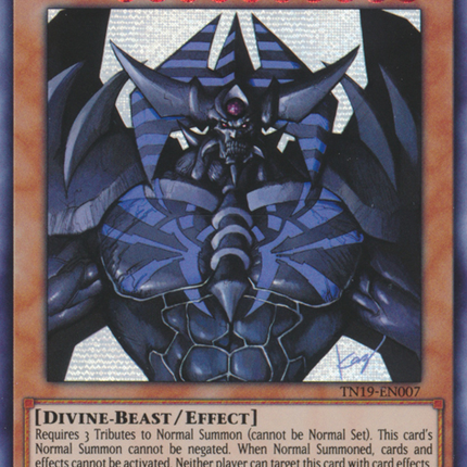 Obelisk the Tormentor [TN19-EN007] Prismatic Secret Rare