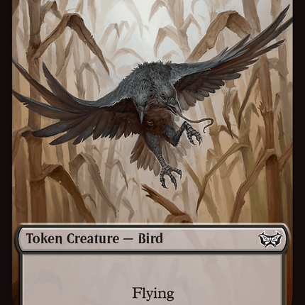 Elemental // Bird Double-Sided Token [Duskmourn: House of Horror Commander Tokens]