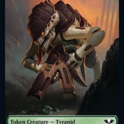 Tyranid (17) // Tyranid Warrior Double-Sided Token [Warhammer 40,000 Tokens]