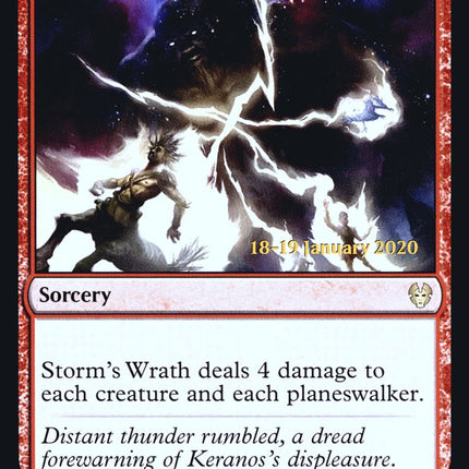 Storm's Wrath [Theros Beyond Death Prerelease Promos]