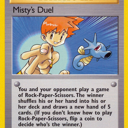 Misty's Duel (123/132) [Gym Heroes 1st Edition]