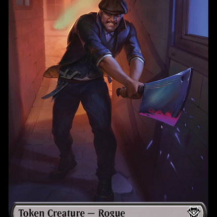Rogue // The Monarch Double-Sided Token [Outlaws of Thunder Junction Commander Tokens]