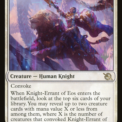 Knight-Errant of Eos (Promo Pack) [March of the Machine Promos]