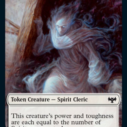 Insect // Spirit Cleric Double-Sided Token [Innistrad: Crimson Vow Tokens]