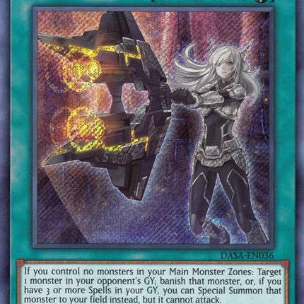 Sky Striker Mecha - Shark Cannon [DASA-EN036] Secret Rare