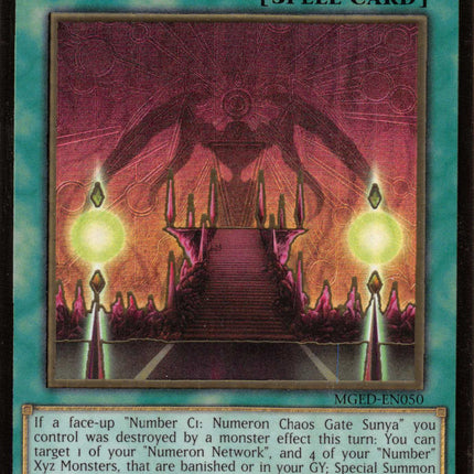 Numeron Chaos Ritual [MGED-EN050] Gold Rare