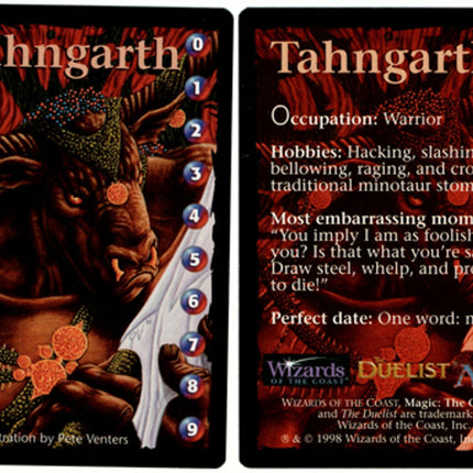 Tahngarth Life Counter Token [Media Promos]